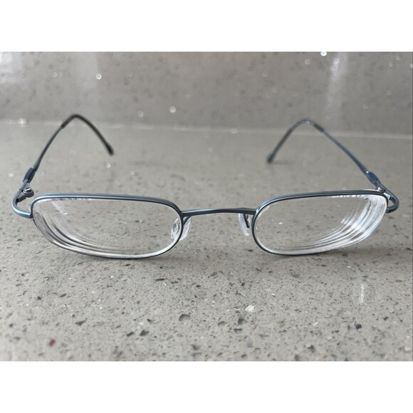 SILHOUETTE M 7417 /40 V 6051 45/22/135 Blue EYEGLASSES Frames Only full rim main image 10
